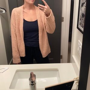 Pink Cozy Cardigan